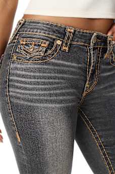 BILLIE MID RISE SUPER T WING FLAP STRAIGHT JEAN