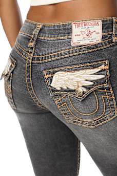 BILLIE MID RISE SUPER T WING FLAP STRAIGHT JEAN