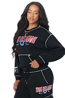 CRYSTAL RELAXED SWEATSHIRT