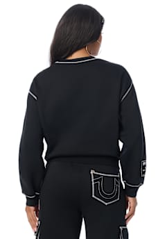 CRYSTAL RELAXED SWEATSHIRT