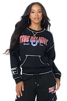CRYSTAL RELAXED SWEATSHIRT