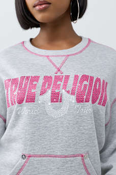 CRYSTAL RELAXED SWEATSHIRT