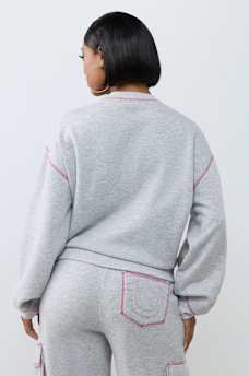 CRYSTAL RELAXED SWEATSHIRT