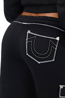 CRYSTAL MID RISE CARGO BAGGY JOGGER