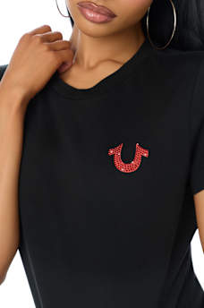 CRYSTAL BUDDHA CREWNECK TEE