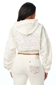 BIG T EMBROIDERED GIRLFRIEND HOODIE