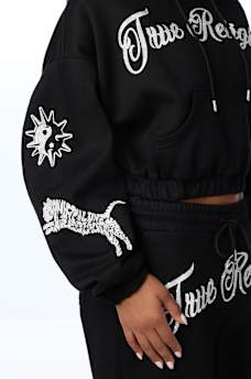 CRYSTAL GIRLFRIEND PULLOVER HOODIE