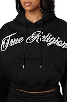 CRYSTAL GIRLFRIEND PULLOVER HOODIE