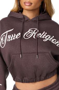 CRYSTAL GIRLFRIEND PULLOVER HOODIE