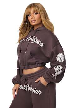 CRYSTAL GIRLFRIEND PULLOVER HOODIE