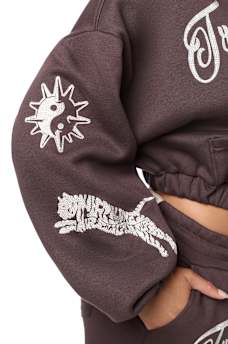 CRYSTAL GIRLFRIEND PULLOVER HOODIE
