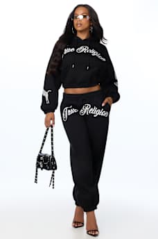 CRYSTAL MID RISE BOYFRIEND JOGGER