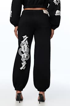 CRYSTAL MID RISE BOYFRIEND JOGGER