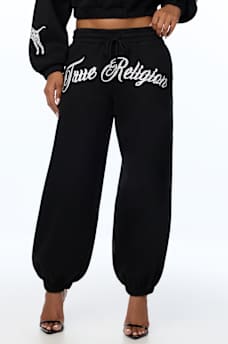 CRYSTAL MID RISE BOYFRIEND JOGGER