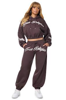 CRYSTAL MID RISE BOYFRIEND JOGGER