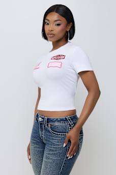EMBROIDERED PATCH BABY TEE