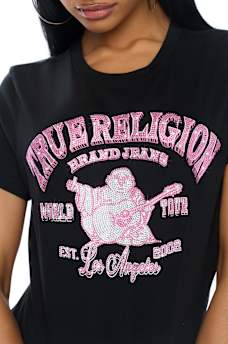 CRYSTAL BUDDHA CREWNECK TEE