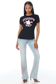 CRYSTAL BUDDHA CREWNECK TEE