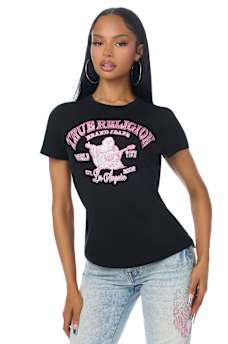 CRYSTAL BUDDHA CREWNECK TEE
