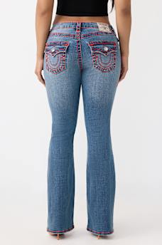 BECCA MID RISE SUPER T FLAP BOOTCUT JEAN, image 5