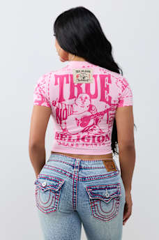 CRYSTAL TIMELESS LOGO TEE