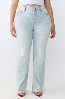 PLUS BILLIE MID RISE SUPER T FLAP STRAIGHT JEAN