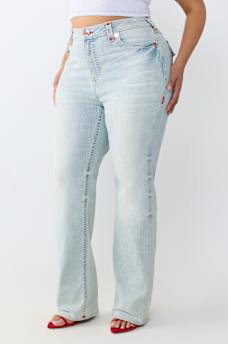 PLUS BILLIE MID RISE SUPER T FLAP STRAIGHT JEAN