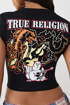 TIGER LOGO NOTCH TEE