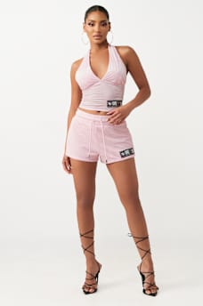 SHORT SPORTIF EN FILET