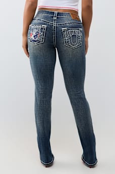 BILLIE MID RISE BUDDHA POCKET SUPER T STRAIGHT JEAN