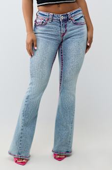 JOEY LOW RISE SUPER T FLAP FLARE JEAN
