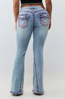 JOEY LOW RISE SUPER T FLAP FLARE JEAN