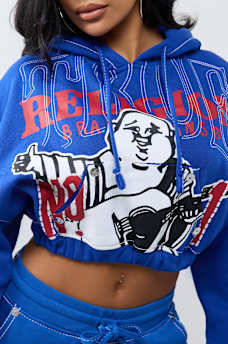 STITCH BUDDHA BIG T GIRLFRIEND PULLOVER HOODIE