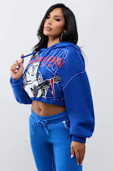 STITCH BUDDHA BIG T GIRLFRIEND PULLOVER HOODIE