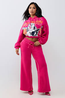STITCH BUDDHA BIG T GIRLFRIEND PULLOVER HOODIE