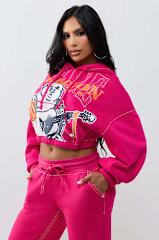 STITCH BUDDHA BIG T GIRLFRIEND PULLOVER HOODIE