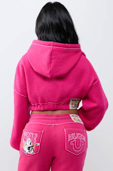 STITCH BUDDHA BIG T GIRLFRIEND PULLOVER HOODIE