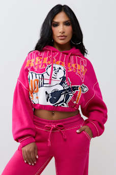 STITCH BUDDHA BIG T GIRLFRIEND PULLOVER HOODIE