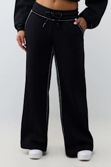BECCA MID RISE BIG T CARGO BOOTCUT SWEATPANT
