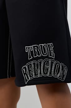BIG T EMBROIDERED BUDDHA FLEECE SHORT