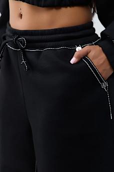 BIG T EMBROIDERED BUDDHA FLEECE SHORT