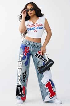 CRYSTAL LOGO NOTCHED RIBBED BABY TEE, image 3