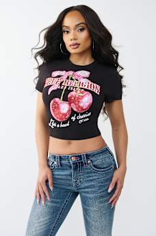 CHERRY BABY TEE, image 2