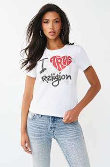 I LOVE TRUE CLASSIC CREWNECK TEE, image 2