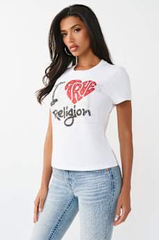 I LOVE TRUE CLASSIC CREWNECK TEE, image 4