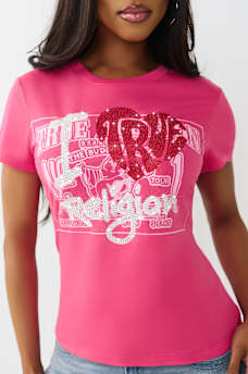 I LOVE TRUE CLASSIC CREWNECK TEE, image 1