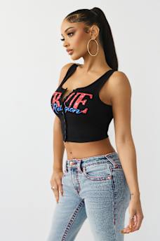 BUTTON-UP RIBBED TANK TOP, image 4