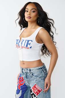 BUTTON-UP RIBBED TANK TOP, image 5