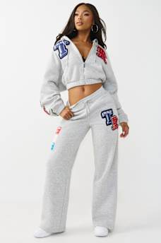 CRYSTAL PATCH GIRLFRIEND ZIP HOODIE, image 5