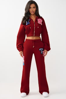 CRYSTAL PATCH GIRLFRIEND ZIP HOODIE, image 4